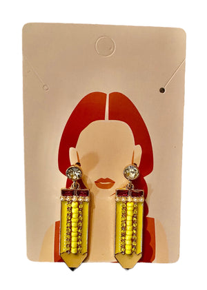 Teacher Pencil Earrings