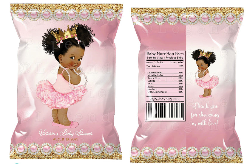 Ballerina Baby Chip Bag Favor